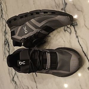 On Running Black and White Sneakers